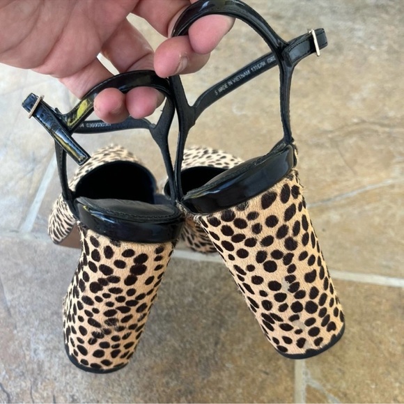 ASOS leopard print Pioneer leather platform heels size 7 blogger favorite - Picture 4 of 5
